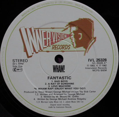 Wham! : Fantastic (LP, Album)