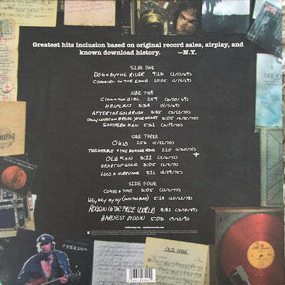 Neil Young : Greatest Hits (2xLP, 180 + 7", Mono + Comp, RE)