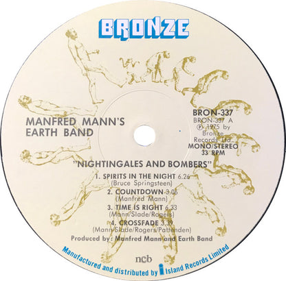 Manfred Mann's Earth Band : Nightingales & Bombers (LP, Album)