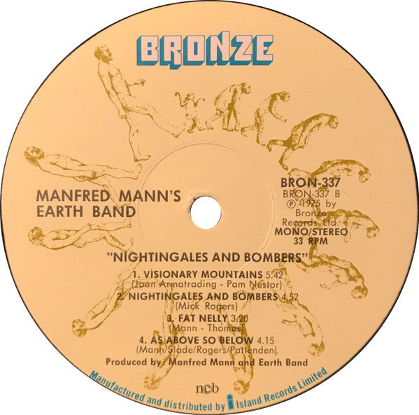 Manfred Mann's Earth Band : Nightingales & Bombers (LP, Album)