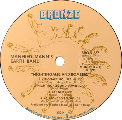Manfred Mann's Earth Band : Nightingales & Bombers (LP, Album)