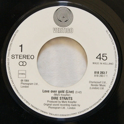 Dire Straits : Live - Love Over Gold / Solid Rock (7")