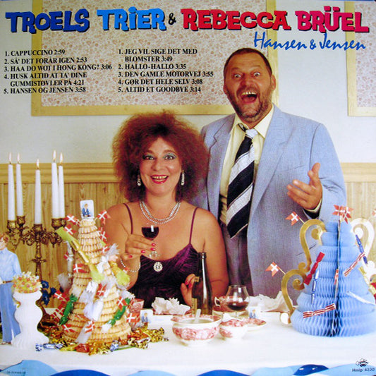 Troels Trier & Rebecca Brüel : Hansen & Jensen (LP, Album)