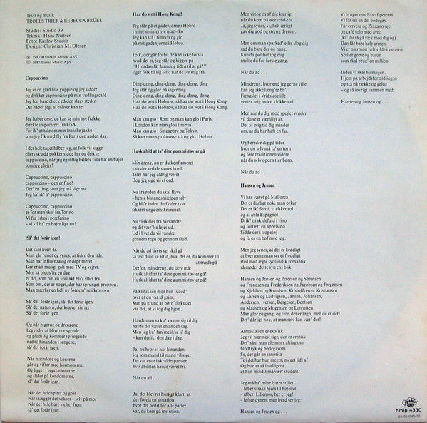 Troels Trier & Rebecca Brüel : Hansen & Jensen (LP, Album)