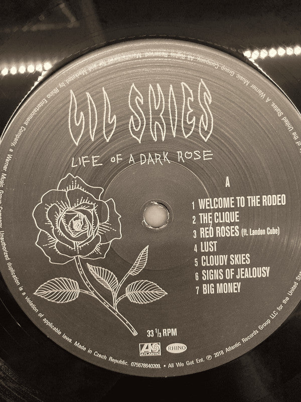 Lil Skies : Life Of A Dark Rose (LP, Album, Mixtape, RE, Bla)