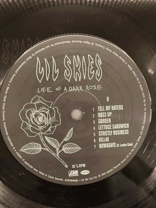 Lil Skies : Life Of A Dark Rose (LP, Album, Mixtape, RE, Bla)