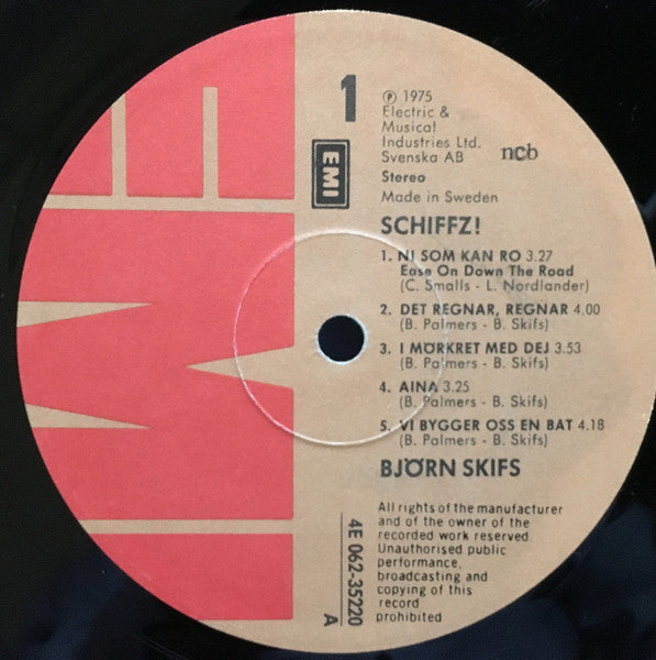 Björn Skifs : Schiffz! (LP, Album, Gat)
