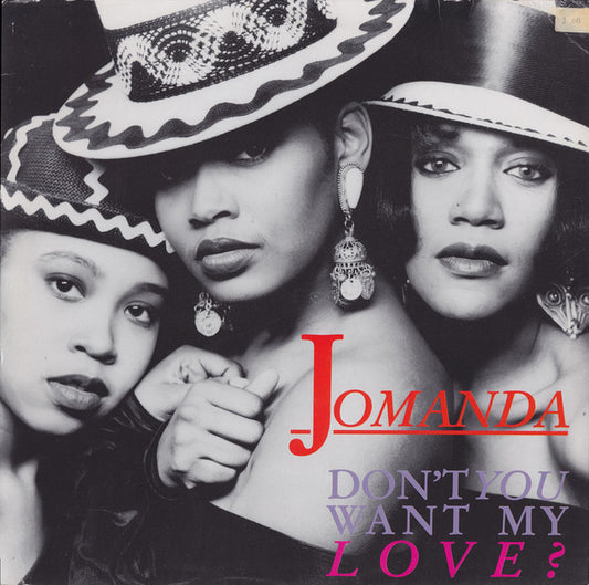 Jomanda : Don't You Want My Love (12", EP)