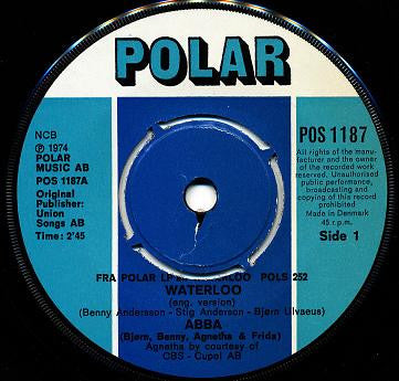 ABBA, Björn & Benny, Agnetha & Anni-Frid : Waterloo (7", Single, Red)