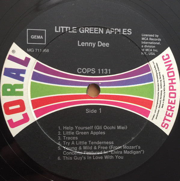 Lenny Dee (2) : Little Green Apples (LP)