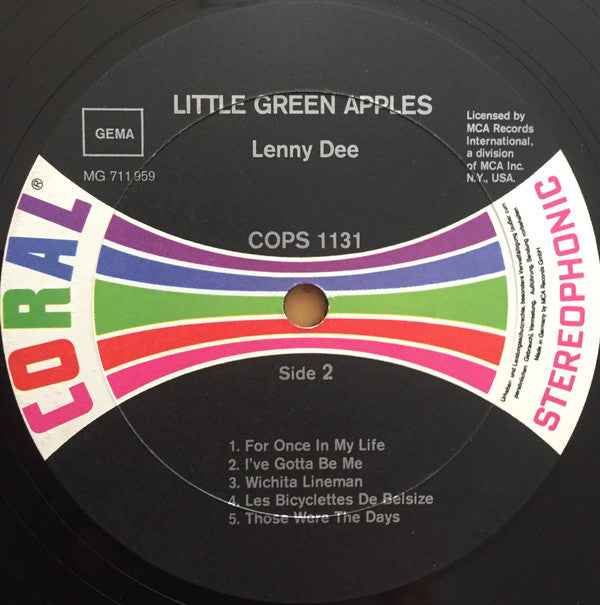 Lenny Dee (2) : Little Green Apples (LP)