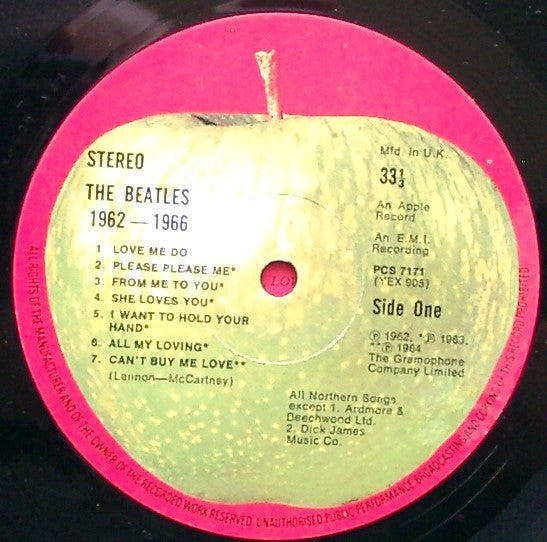 The Beatles : 1962-1966 (2xLP, Comp, RE, Ful)