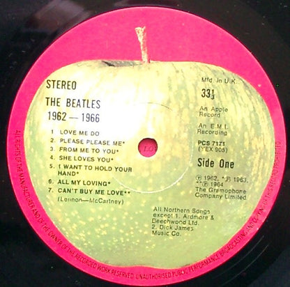 The Beatles : 1962-1966 (2xLP, Comp, RE, Ful)