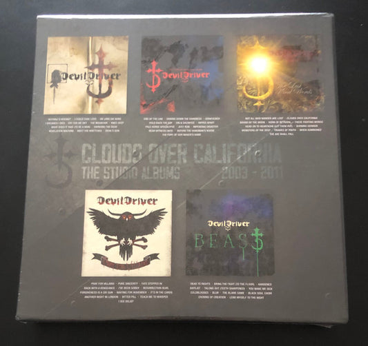 DevilDriver : Clouds Over California (LP, Album, Comp, Whi + 2xLP, Album, Ora + 2xLP, Al)