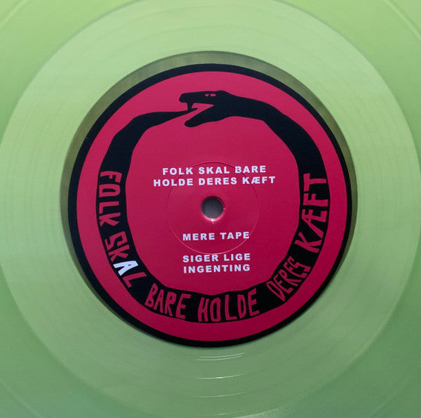 Hugorm : Folk Skal Bare Holde Deres Kæft (12", EP, Ltd, RE, Neo)