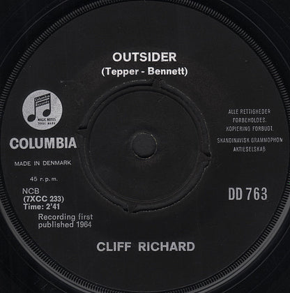 Cliff Richard : Early In The Morning / Outsider (7", Single)