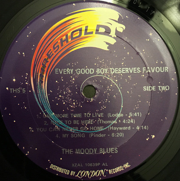 The Moody Blues : Every Good Boy Deserves Favour (LP, Album, RE, AL )