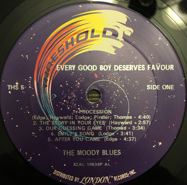 The Moody Blues : Every Good Boy Deserves Favour (LP, Album, RE, AL )