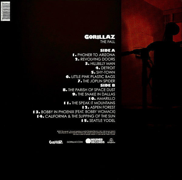 Gorillaz : The Fall (LP, Album, RE)