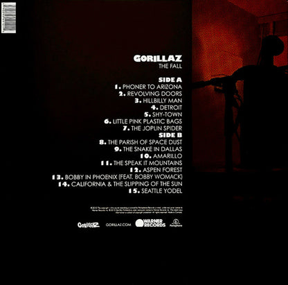 Gorillaz : The Fall (LP, Album, RE)