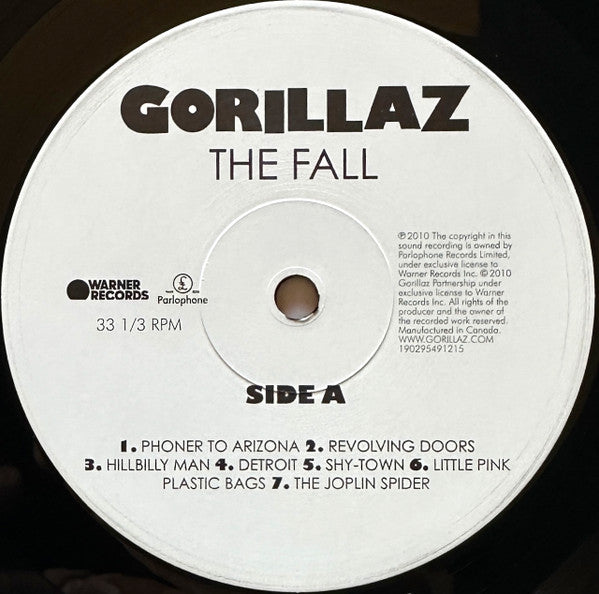 Gorillaz : The Fall (LP, Album, RE)