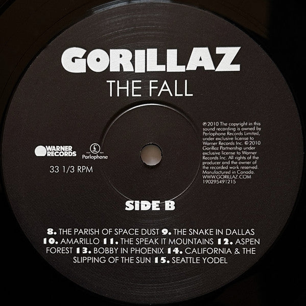 Gorillaz : The Fall (LP, Album, RE)