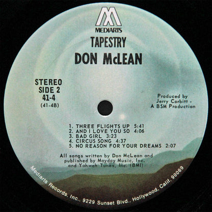 Don McLean : Tapestry (LP, Album)