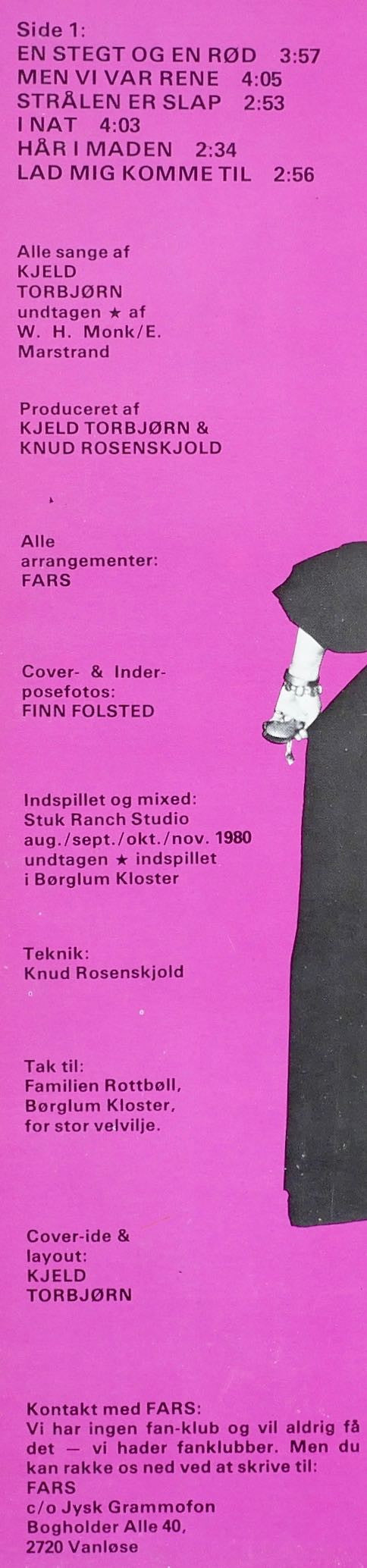 Fars (2) : Hår I Maden (LP, Album)