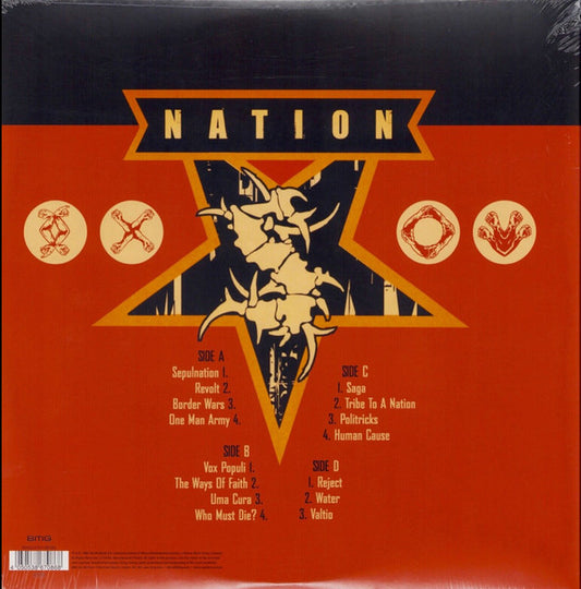 Sepultura : Nation (2xLP, Album, RE, 180)