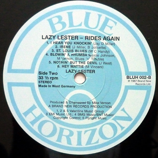 Lazy Lester : Rides Again (LP, Album)