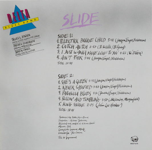Delta Blues Band : Slide (LP, Album)