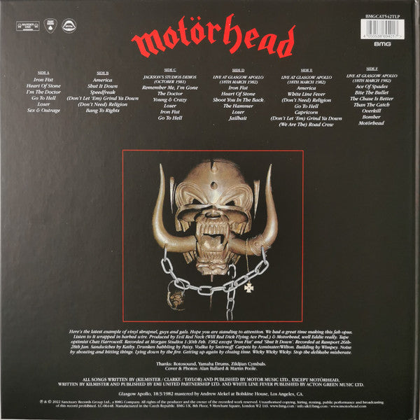 Motörhead : Iron Fist (3xLP, Ltd, RE, 40t)