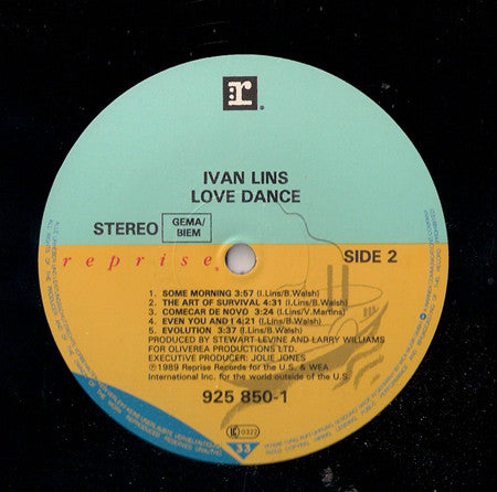 Ivan Lins : Love Dance (LP, Album)