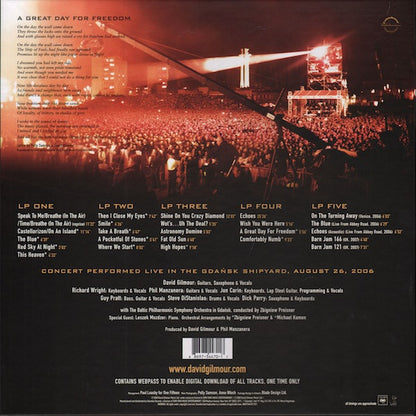 David Gilmour : Live In Gdańsk (5xLP, Album + Box, Ltd)