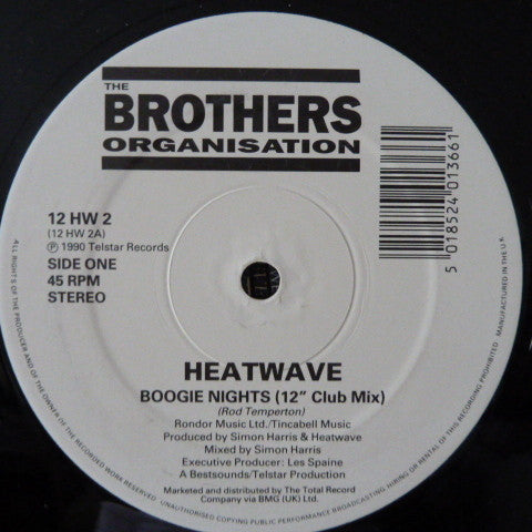 Heatwave : Boogie Nights (12")
