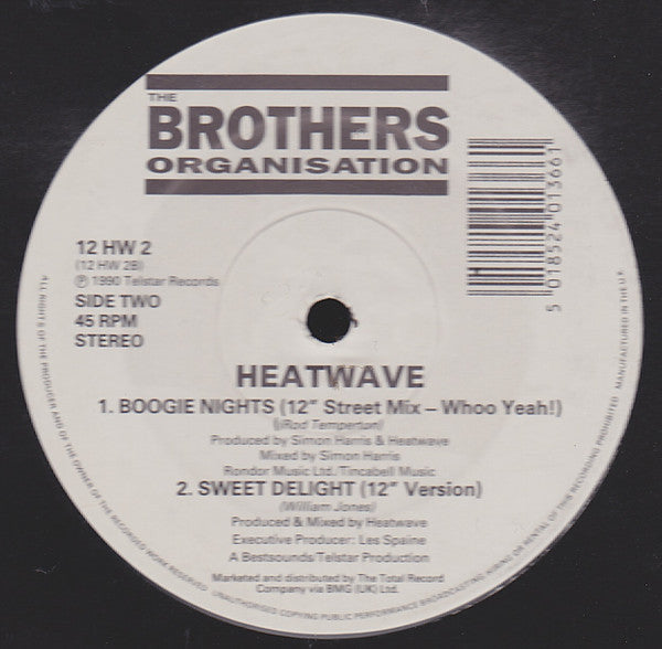 Heatwave : Boogie Nights (12")