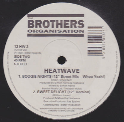 Heatwave : Boogie Nights (12")