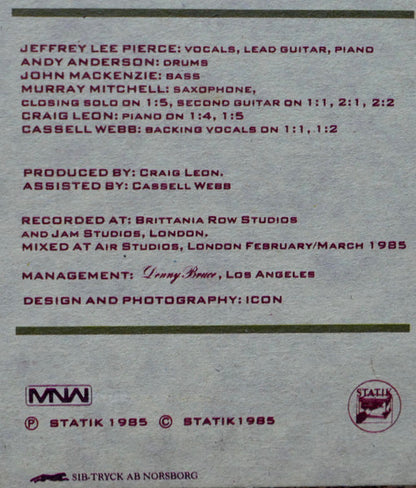 Jeffrey Lee Pierce : Wildweed (LP, Album)