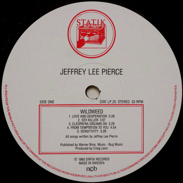 Jeffrey Lee Pierce : Wildweed (LP, Album)