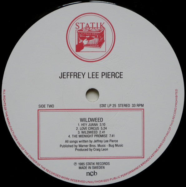 Jeffrey Lee Pierce : Wildweed (LP, Album)