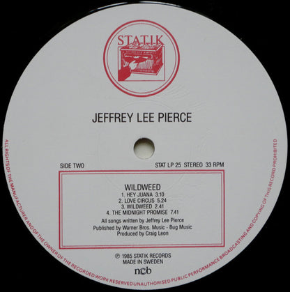 Jeffrey Lee Pierce : Wildweed (LP, Album)