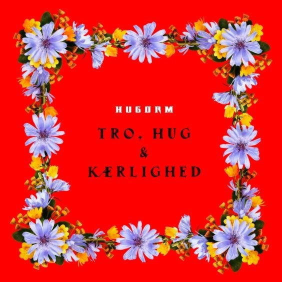 Hugorm : Tro, Hug & Kærlighed (LP, Album, Whi)