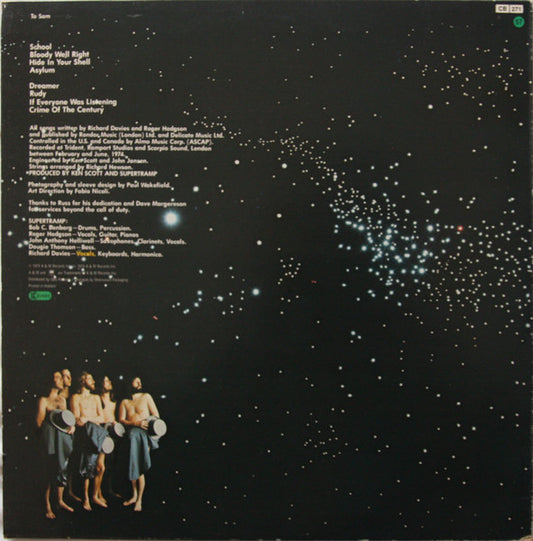 Supertramp : Crime Of The Century (LP, Album, RE)