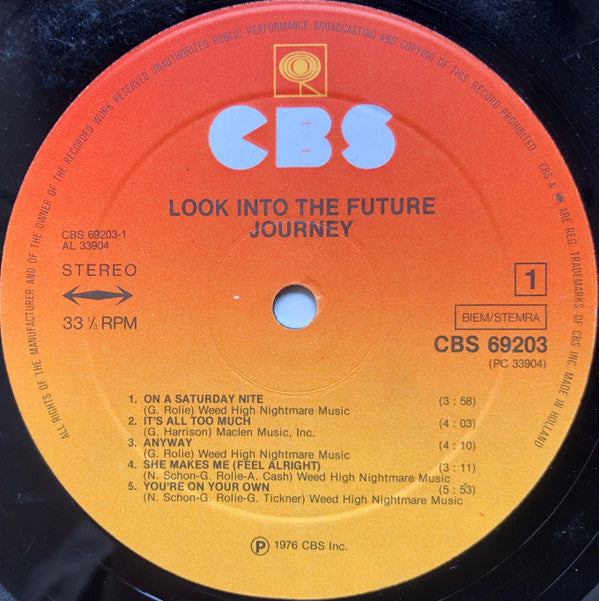 Journey : Look Into The Future (LP, Album)