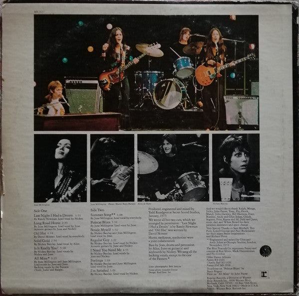 Fanny (2) : Mother's Pride (LP, Album, San)