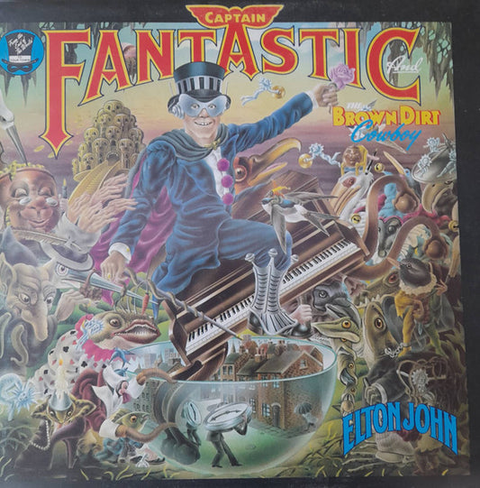 Elton John : Captain Fantastic And The Brown Dirt Cowboy (LP, Album, RE)