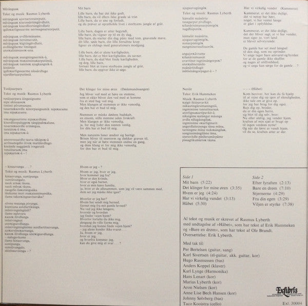 Rasmus Lyberth : PiumássuseK Nukiuvok / Viljen Er Styrke (LP, Album, Gat)