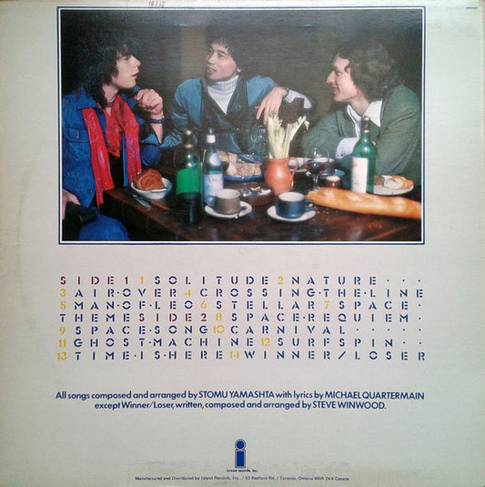 Stomu Yamashta* / Steve Winwood / Michael Shrieve : Go (LP, Album)