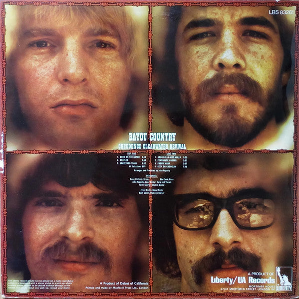 Creedence Clearwater Revival : Bayou Country (LP, Album)