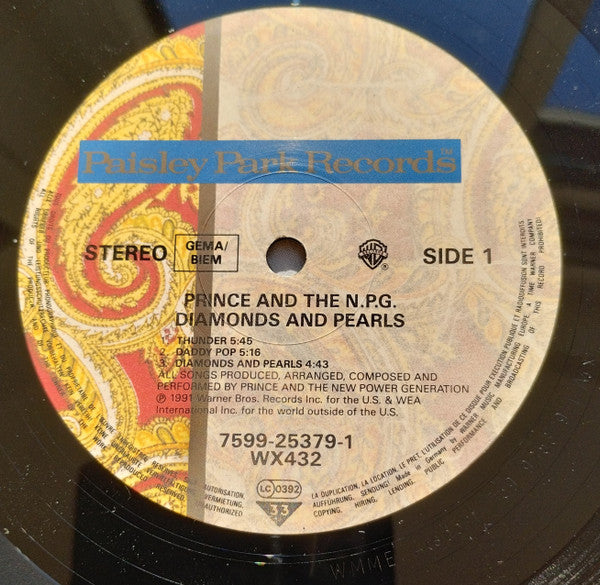Prince & The New Power Generation : Diamonds And Pearls (2xLP, Album)